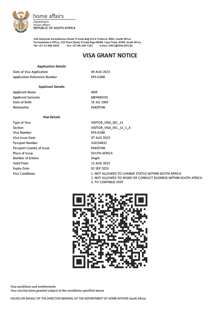 south africa e-visa-1 south africa e-visa word template