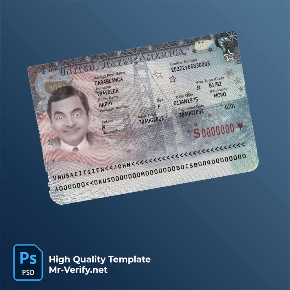 usa-visa-2022-mrverify USA Tourist Visa PSD template 2022 to present