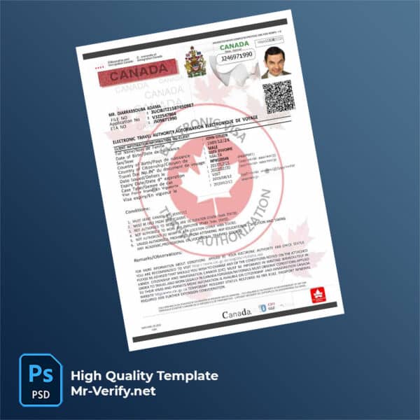 Canada-evisa-word-and-pdf-template Canada evisa word and pdf template