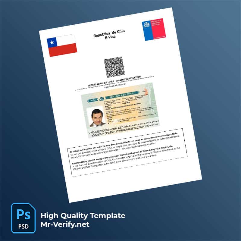 Chile-evisa-word-and-pdf-template Chile evisa word and pdf template