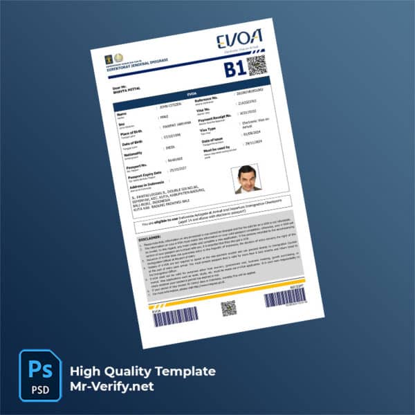 Indonesia-evisa-word-and-pdf-template Indonesia evisa word and pdf template