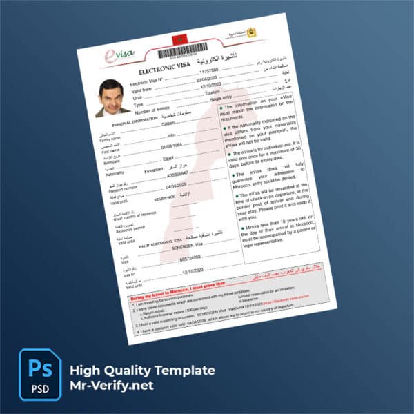 Morocco-evisa-word-and-pdf-template Morocco evisa word and pdf template