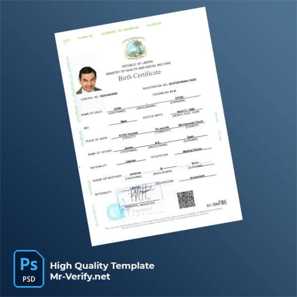 Liberia-birth-certificate-word-and-pdf-template Liberia birth certificate word and pdf template