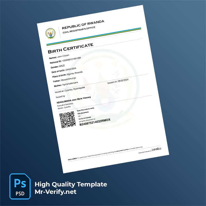 Rwanda-birth-certificate-word-and-pdf-template Rwanda birth certificate word and pdf template