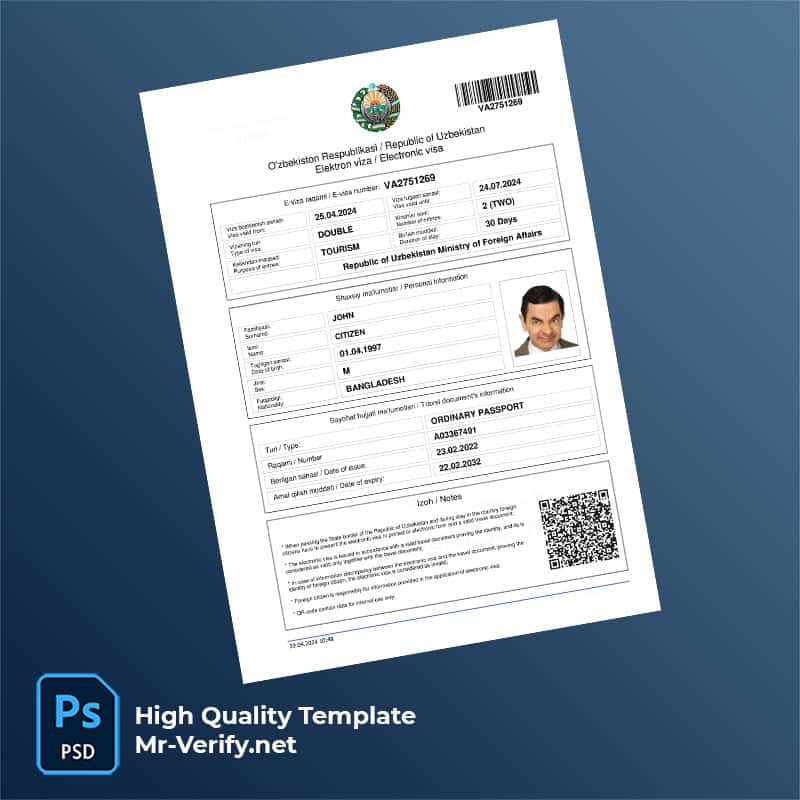 Uzbekistan-evisa-word-and-pdf-template Uzbekistan evisa word and pdf template
