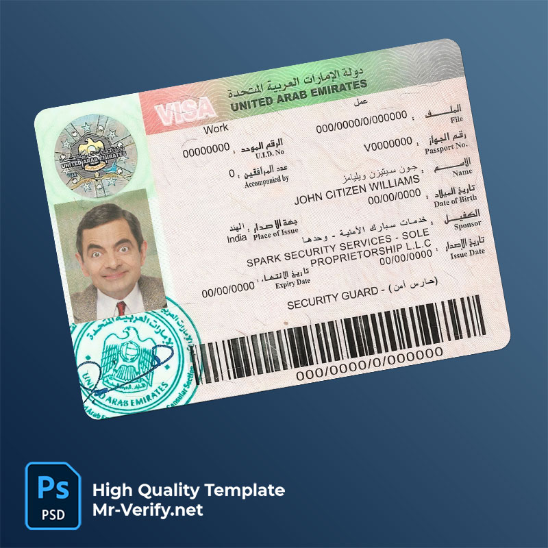 UAE-work-visa-psd UAE work visa PSD template