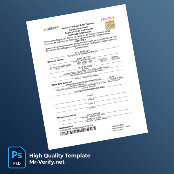 Guatemala-death-certificate-word-and-pdf-template-mr-verify Guatemala death certificate word and pdf template