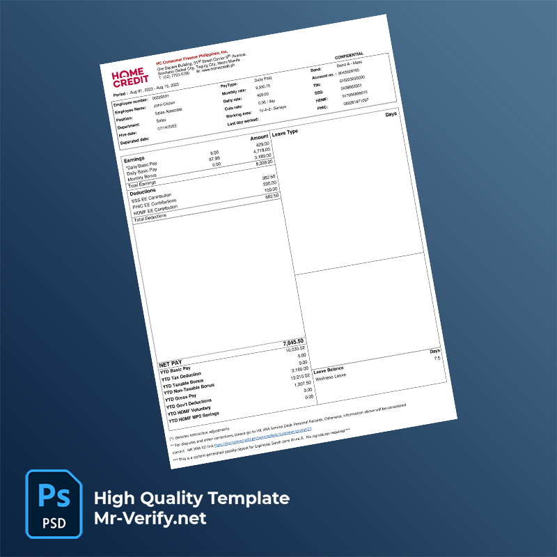 Home-Credit-earnings-statement-word-and-pdf-template-m Home Credit earnings statement word and pdf template