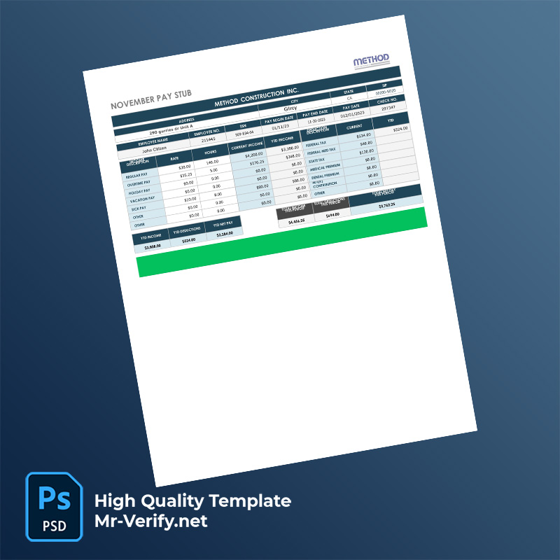 Method-Construction-Inc-pay-stub-word-and-pdf-template-m Method Construction Inc pay stub word and pdf template