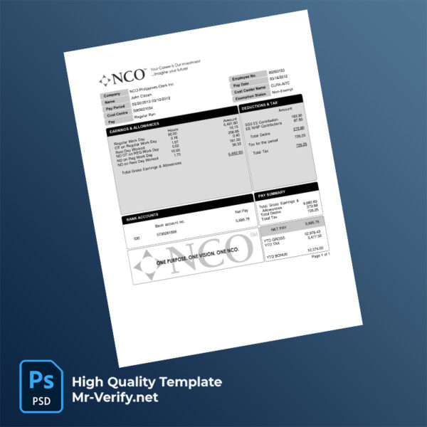 NCO-Philippines-Clark-Inc-earning-statement-word-and-pdf-template-m NCO Philippines Clark Inc earning statement word and pdf template