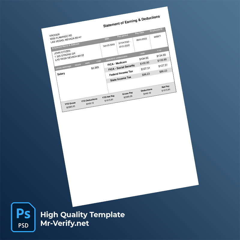 KROGER-earning-statement-word-and-pdf-template-m KROGER earning statement word and pdf template