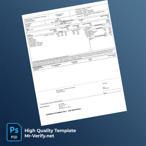 Macy's-Retail-Holdings-LLC-pay-stub-word-and-pdf-template-m Macy's Retail Holdings LLC pay stub word and pdf template