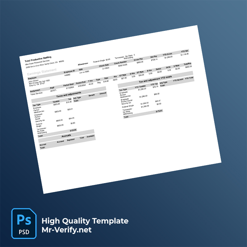 TripActions-Inc-pay-stub-word-and-pdf-template-1 Trip Actions Inc pay stub word and pdf template