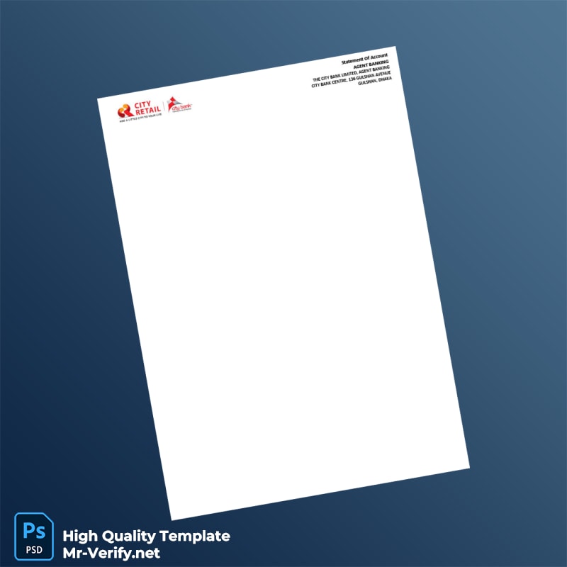 Bangladesh City Bank Limited Statement Template in Word and PDF formats page 3 Bangladesh City Bank Limited Statement Template in Word and PDF formats page 3
