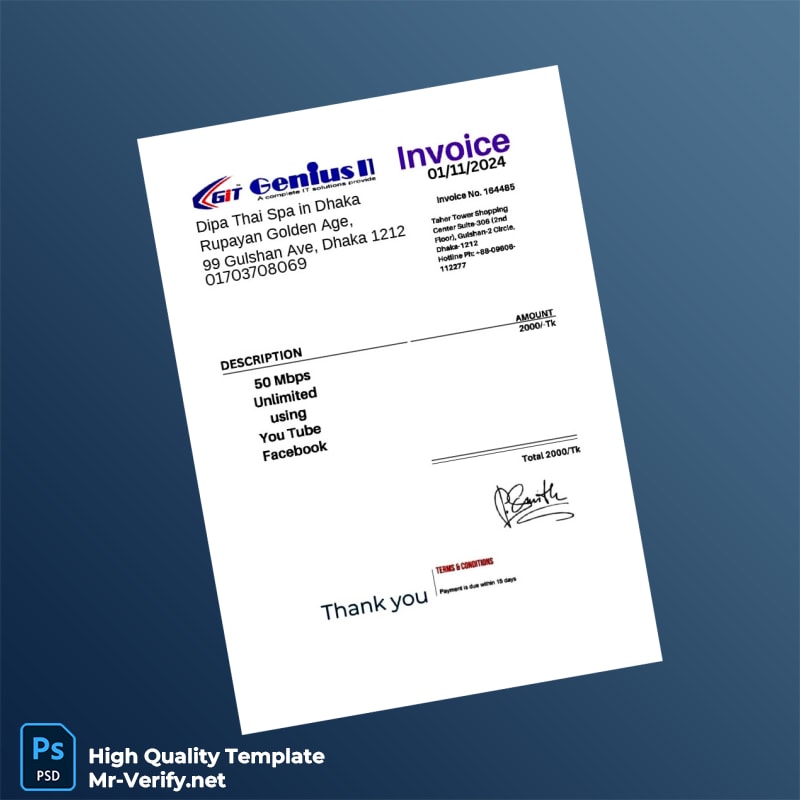 Bangladesh DESCO Editable Utility Bill Template in Word and PDF formats page 3 Bangladesh DESCO Editable Utility Bill Template in Word and PDF formats page 3