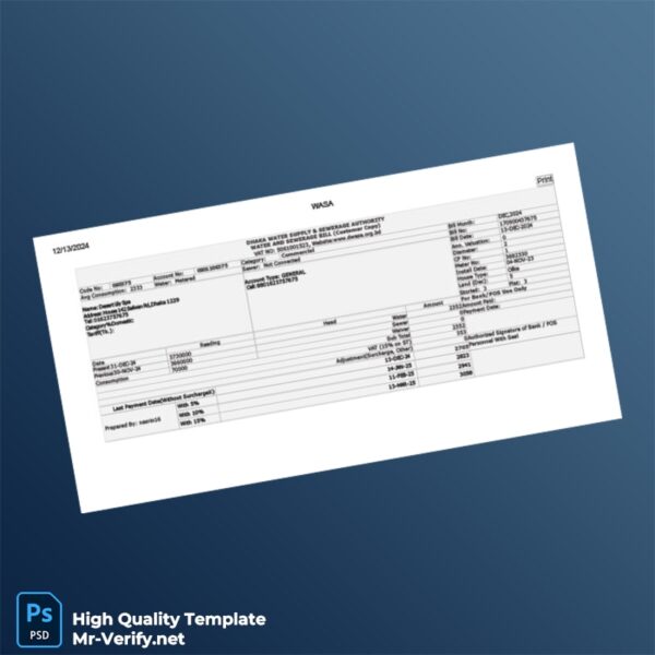 Bangladesh Northern Electricity Supply Company Ltd Editable Electricity Bill Template in Word and PDF formats Bangladesh Northern Electricity Supply Company Ltd Editable Electricity Bill Template in Word and PDF formats