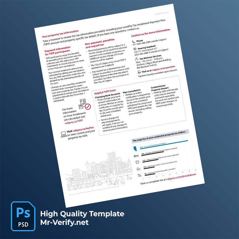 Canada-City-of-Calgary-Editable-Property-Tax-Bill-Template-in-Word-and-PDF-formats-page-2-mrverify Canada City of Calgary Editable Property Tax Bill Template in Word and PDF formats