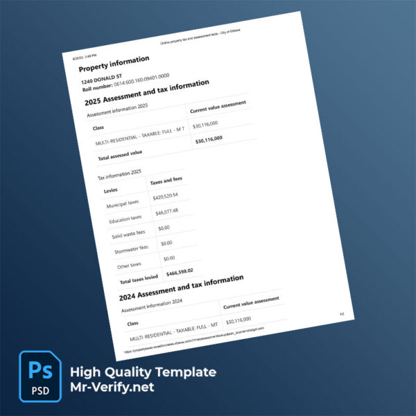 Canada-City-of-Ottawa-Editable-Property-Tax-Bill-Template-in-Word-and-PDF-formats-mrverify Canada City of Ottawa Editable Property Tax Bill Template in Word and PDF formats