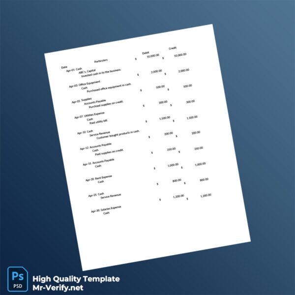 Editable Journal Template in Word and PDF formats