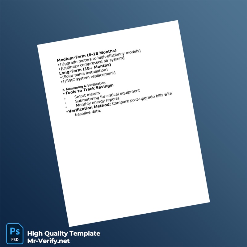 Energy Audit Report Template Editable Energy Audit Report Template in Word and PDF formats page 3 Energy Audit Report Template Editable Energy Audit Report Template in Word and PDF formats page 3