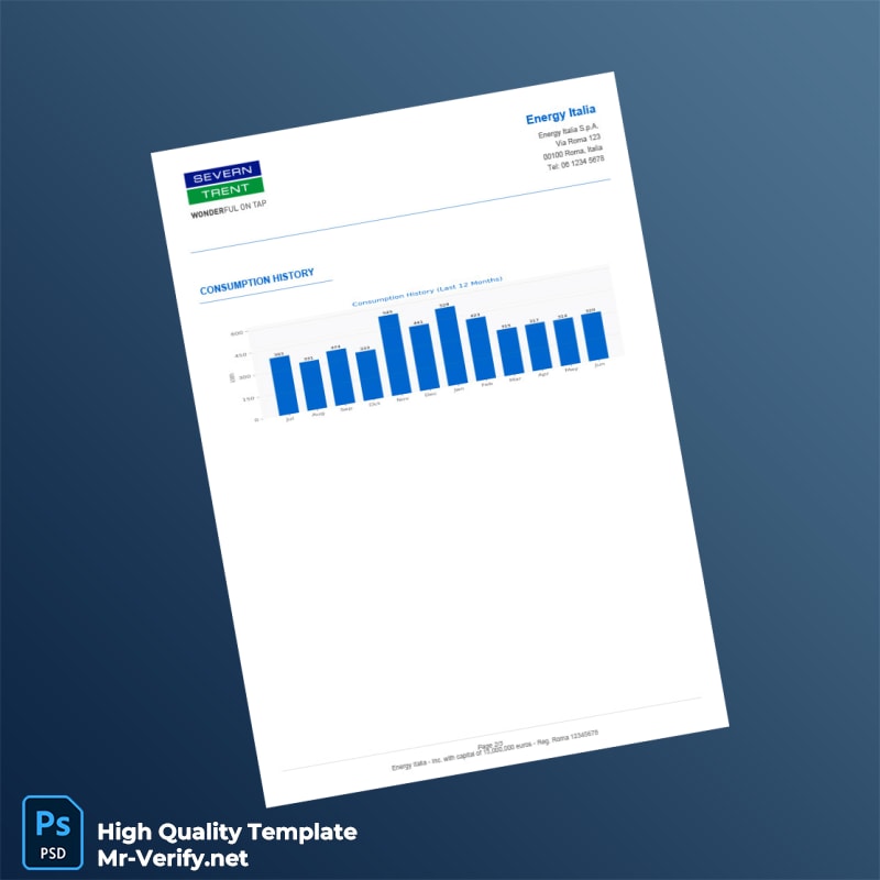 Germany Energy Italia Editable Electricity Bill Template in Word and PDF formats page 2 Germany Energy Italia Editable Electricity Bill Template in Word and PDF formats page 2