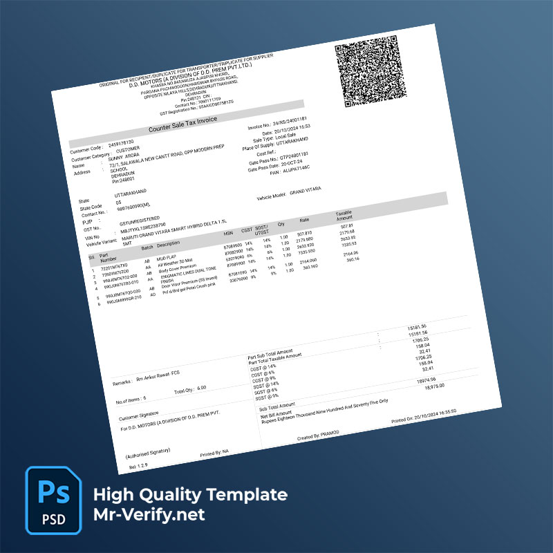 India-D.D.-Motors-(A-Division-of-D.D.-Prem-Pvt.-Ltd.)-Editable-Maruti-Accessories-Tax-Invoice-Template-in-Word-and-PDF-formats-mrverify India D.D. Motors (A Division of D.D. Prem Pvt. Ltd.) Editable Maruti Accessories Tax Invoice Template in Word and PDF formats