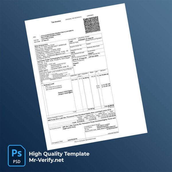 India-Ekta-Enterprises-Editable-Tax-Invoice-Template-in-Word-and-PDF-formats-mrverify India Ekta Enterprises Editable Tax Invoice Template in Word and PDF formats
