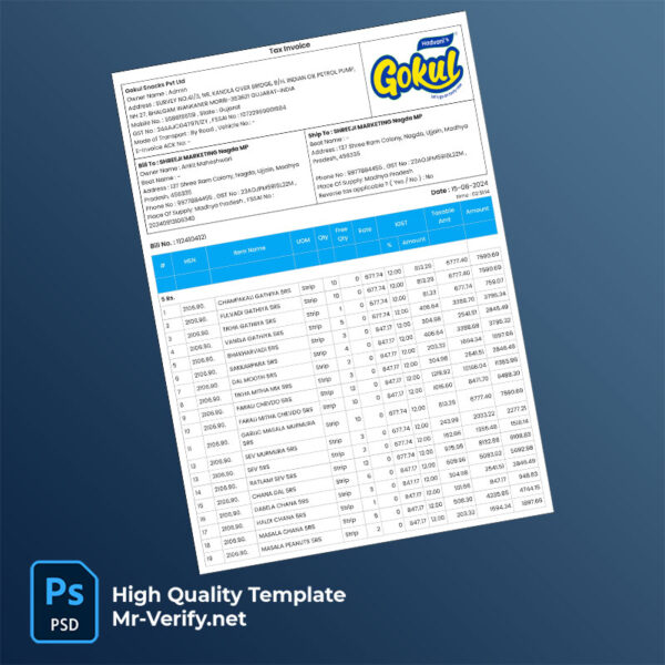 India-Gokul-Snacks-Pvt-Ltd-Editable-Tax-Invoice-Template-in-Word-and-PDF-formats-mrverify India Gokul Snacks Pvt Ltd Editable Tax Invoice Template in Word and PDF formats