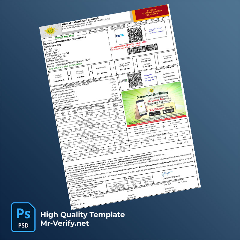 India-Indraprastha-Gas-Limited-Editable-Gas-Bill-Template-in-Word-and-PDF-formats-mrverify India Indraprastha Gas Limited Editable Gas Bill Template in Word and PDF formats
