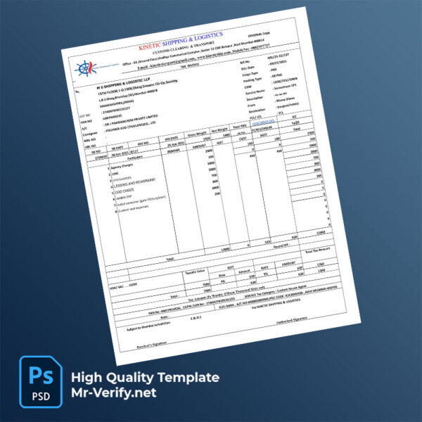 India-Kinetic-Shipping-&-Logistics-Editable-Tax-Invoice-Template-in-Word-and-PDF-formats-mrverify India Kinetic Shipping & Logistics Editable Tax Invoice Template in Word and PDF formats