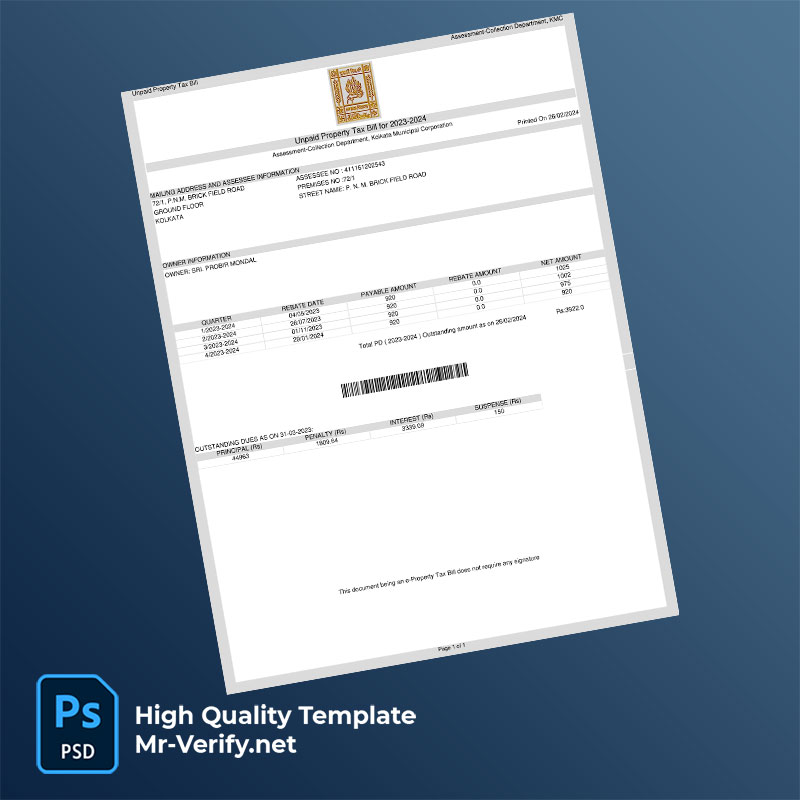 India-Kolkata-Municipal-Corporation-Editable-Property-Tax-Bill-Template-in-Word-and-PDF-formats-mrverify India Kolkata Municipal Corporation Editable Property Tax Bill Template in Word and PDF formats