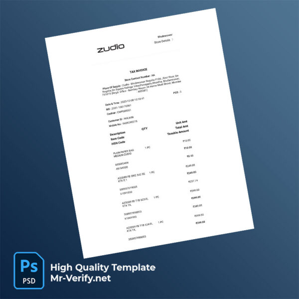 India-Trent-Limited-Editable-Tax-Invoice-Template-in-Word-and-PDF-formats-mrverify India Trent Limited Editable Tax Invoice Template in Word and PDF formats