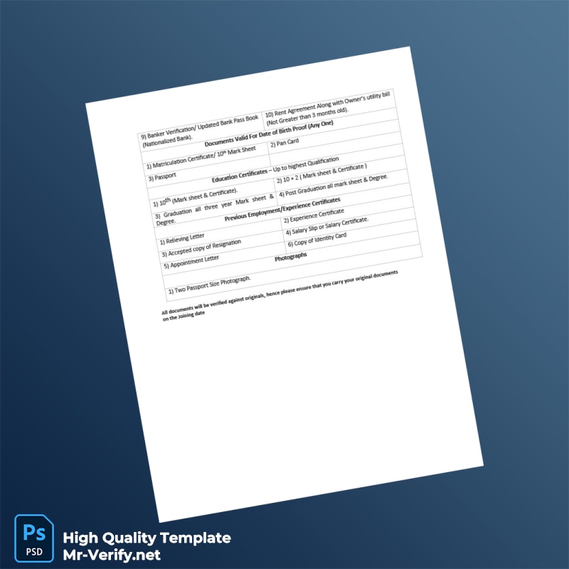 India Bizcom IT Solution PVT LTD Editable Identity Document Template in Word and PDF formats page 2 India Bizcom IT Solution PVT LTD Editable Identity Document Template in Word and PDF formats page 2