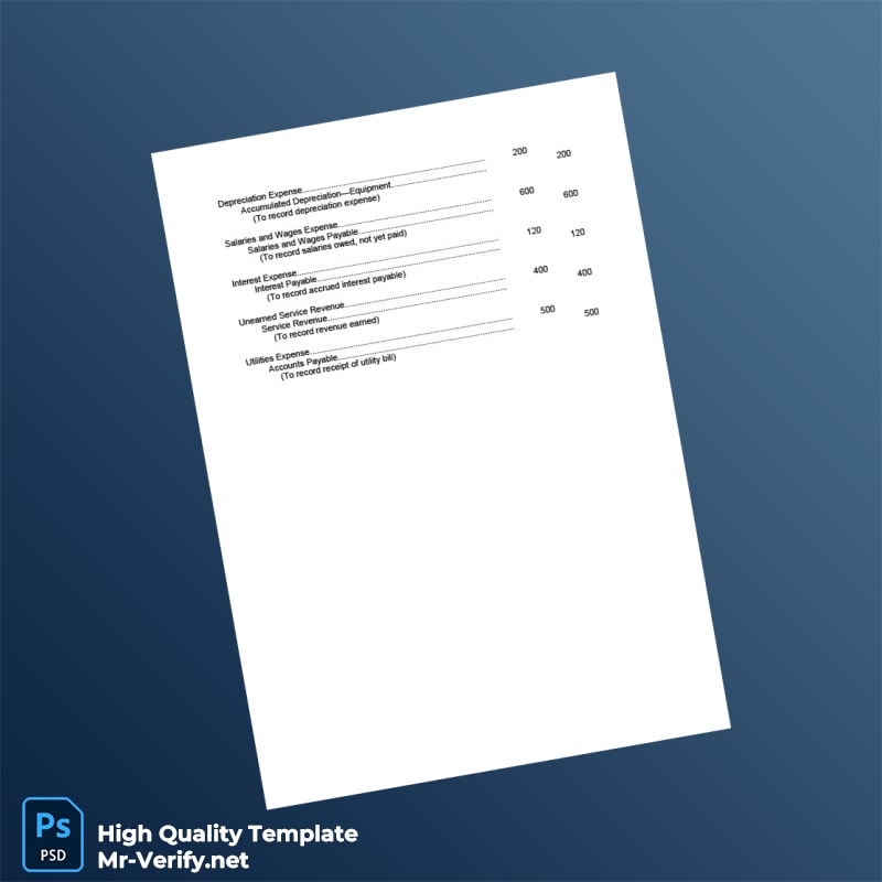 Japan Matsui Company Editable Trial Balance Template in Word and PDF formats page 2 Japan Matsui Company Editable Trial Balance Template in Word and PDF formats page 2