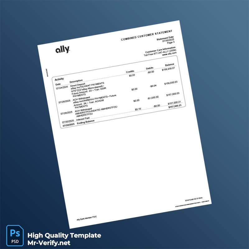 Kenya Ally Bank Statement Template in Word and PDF formats page 3 Kenya Ally Bank Statement Template in Word and PDF formats page 3