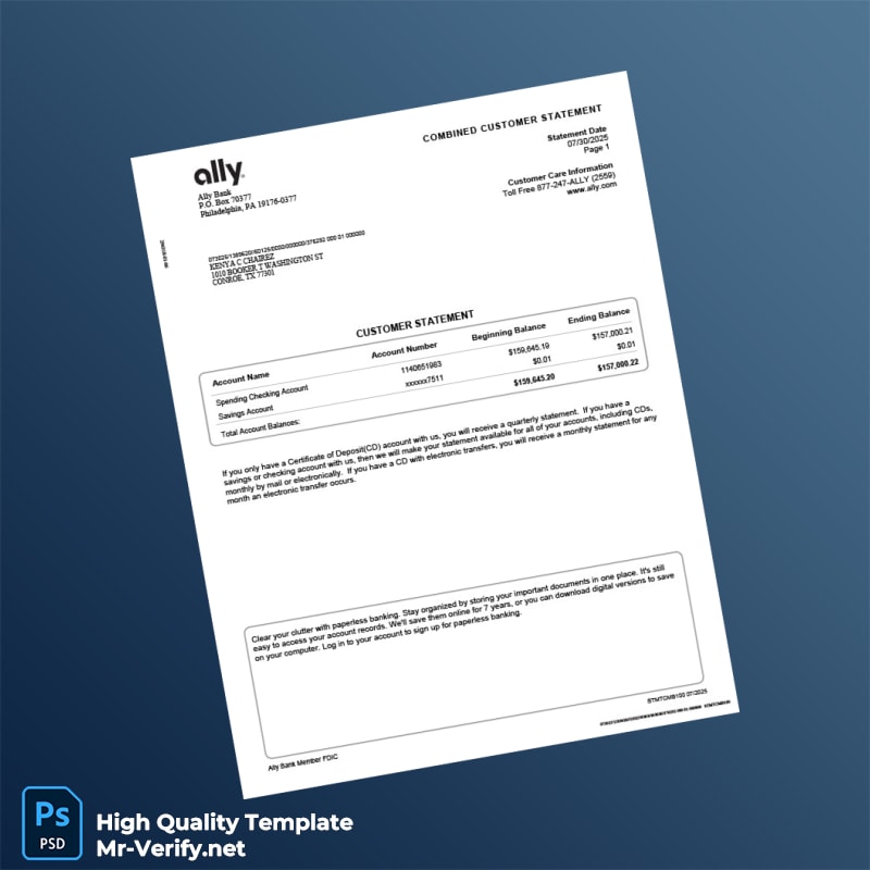 Kenya Ally Bank Statement Template in Word and PDF formats Kenya Ally Bank Statement Template in Word and PDF formats