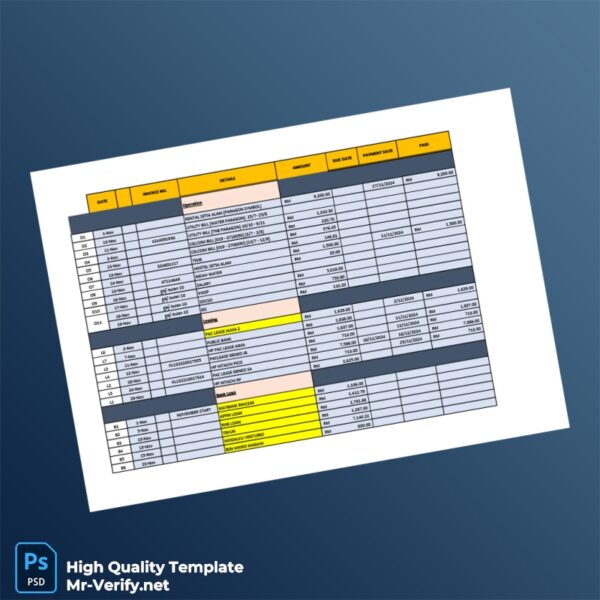 Malaysia Editable Invoice Template in Word and PDF formats Malaysia Editable Invoice Template in Word and PDF formats