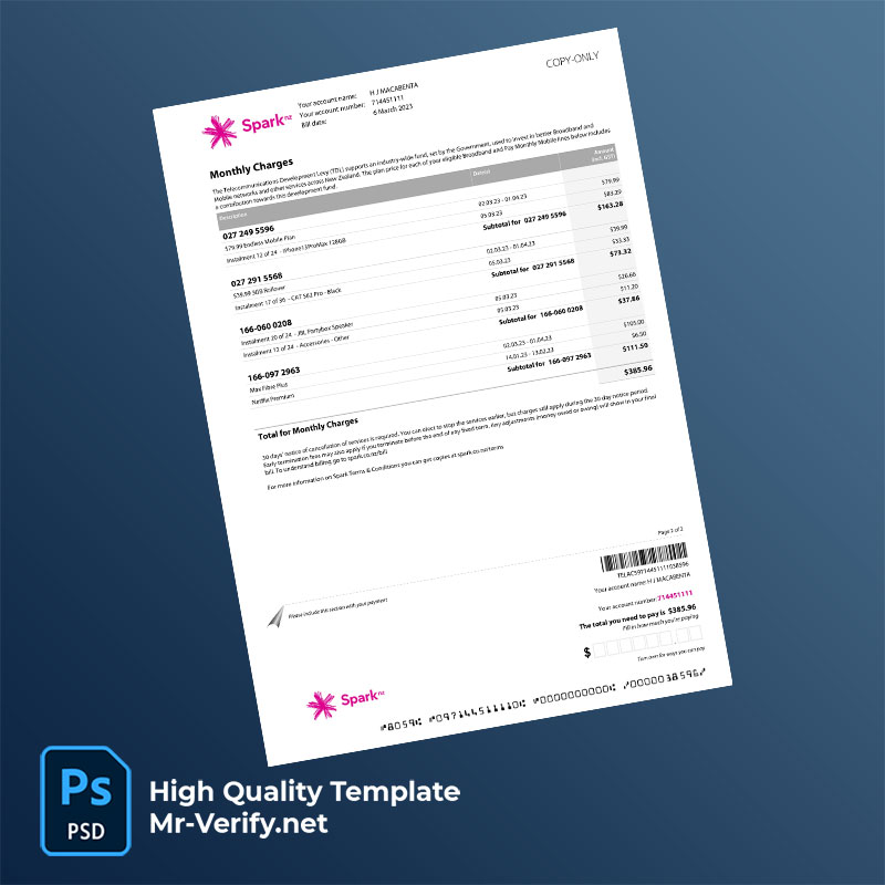 New-Zealand-Auckland-Spark-New-Zealand-Trading-Ltd-Editable-Mobile-and-Broadband-Bill-Template-in-Word-and-PDF-formats-page-2-mrverify New Zealand Auckland Spark New Zealand Trading Ltd Editable Mobile and Broadband Bill Template in Word and PDF formats - Image 2