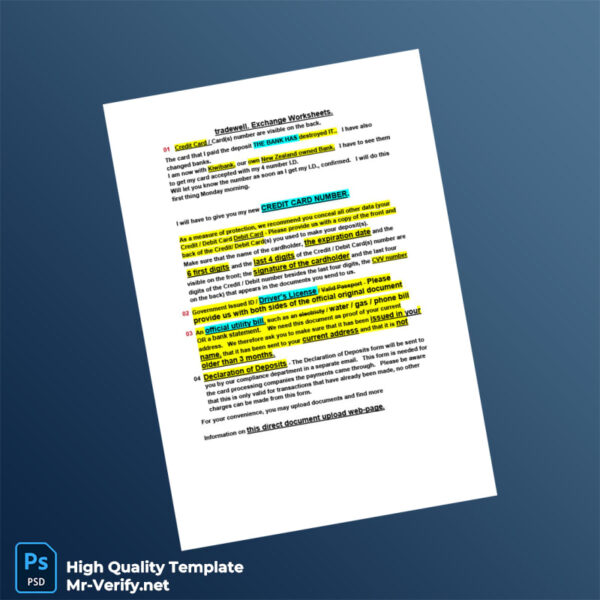 New Zealand Editable Document Template in Word and PDF formats New Zealand Editable Document Template in Word and PDF formats