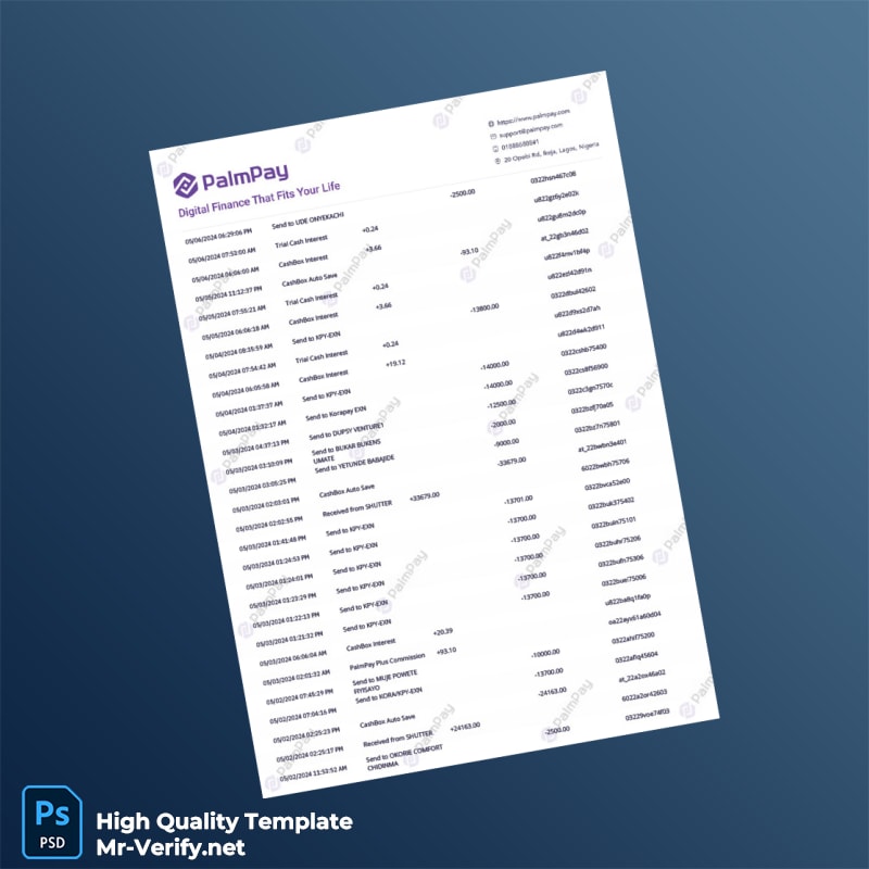 Nigeria Template in Word and PDF formats page 2 Nigeria Template in Word and PDF formats page 2