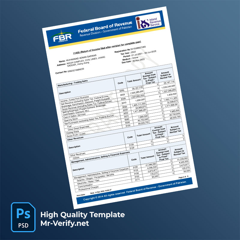Pakistan-Federal-Board-of-Revenue-Editable-Income-Tax-Acknowledgement-Slip-Template-in-Word-and-PDF-formats-page-2-mrverify Pakistan Federal Board of Revenue Editable Income Tax Acknowledgement Slip Template in Word and PDF formats