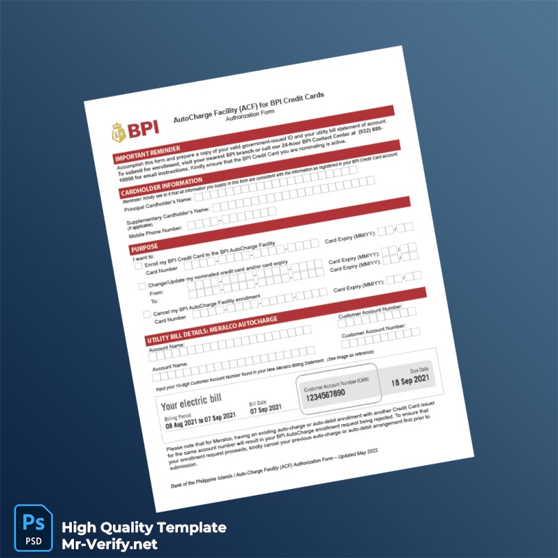 Philippines Bank of the Philippine Islands Editable Credit Card Authorization Form Template in Word and PDF formats Philippines Bank of the Philippine Islands Editable Credit Card Authorization Form Template in Word and PDF formats