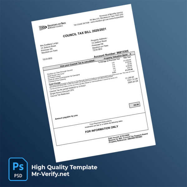 UK-Stockton-on-Tees-Borough-Council-Editable-Council-Tax-Bill-Template-in-Word-and-PDF-formats-mrverify UK Stockton-on-Tees Borough Council Editable Council Tax Bill Template in Word and PDF formats