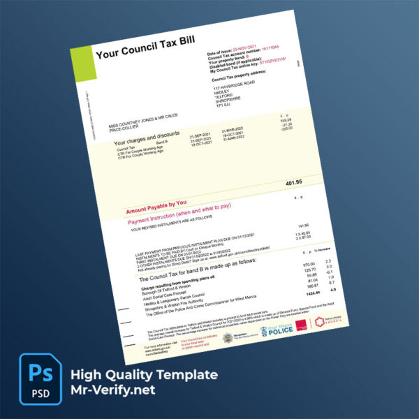UK-Telford-&-Wrekin-Council-Editable-Council-Tax-Bill-Template-in-Word-and-PDF-formats-mrverify UK Telford & Wrekin Council Editable Council Tax Bill Template in Word and PDF formats