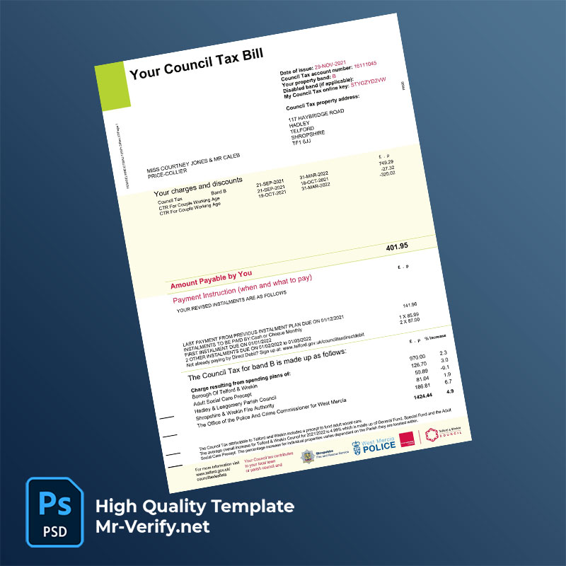 UK-Telford-&-Wrekin-Council-Editable-Council-Tax-Bill-Template-in-Word-and-PDF-formats-mrverify UK Telford & Wrekin Council Editable Council Tax Bill Template in Word and PDF formats