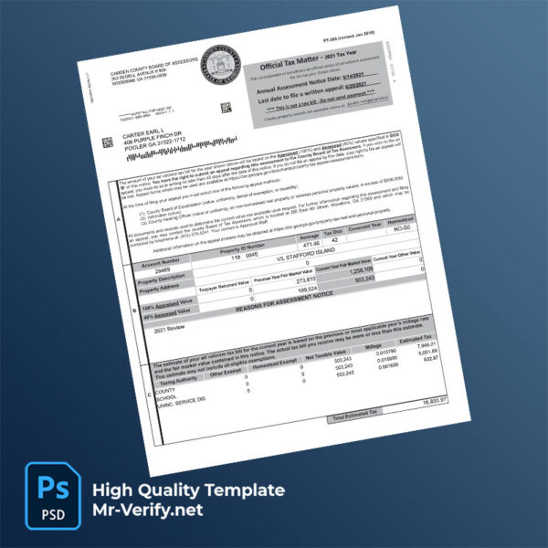 USA-Camden-County-Board-of-Assessors-Editable-Property-Tax-Assessment-Notice-Template-in-Word-and-PDF-formats-mrverify USA Camden County Board of Assessors Editable Property Tax Assessment Notice Template in Word and PDF formats