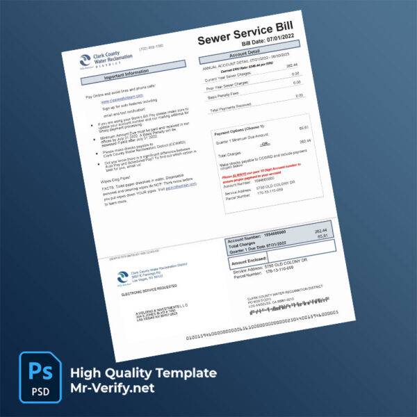 USA-Clark-County-Water-Reclamation-District-Editable-Sewer-Service-Bill-Template-in-Word-and-PDF-formats-mrverify USA Clark County Water Reclamation District Editable Sewer Service Bill Template in Word and PDF formats