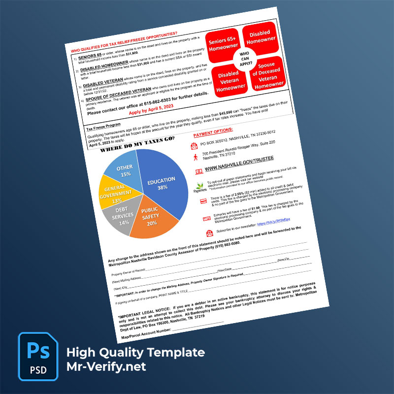 USA-Davidson-County-Metropolitan-Trustee-Editable-Property-Tax-Bill-Template-in-Word-and-PDF-formats-page-2-mrverify USA Davidson County Metropolitan Trustee Editable Property Tax Bill Template in Word and PDF formats