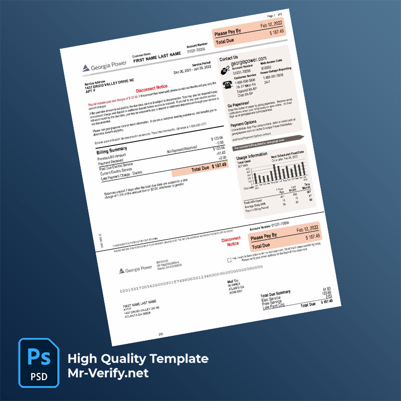 USA-Georgia-Georgia-Power-Editable-Electricity-Bill-Template-in-Word-and-PDF-formats-mrverify USA Georgia Georgia Power Editable Electricity Bill Template in Word and PDF formats