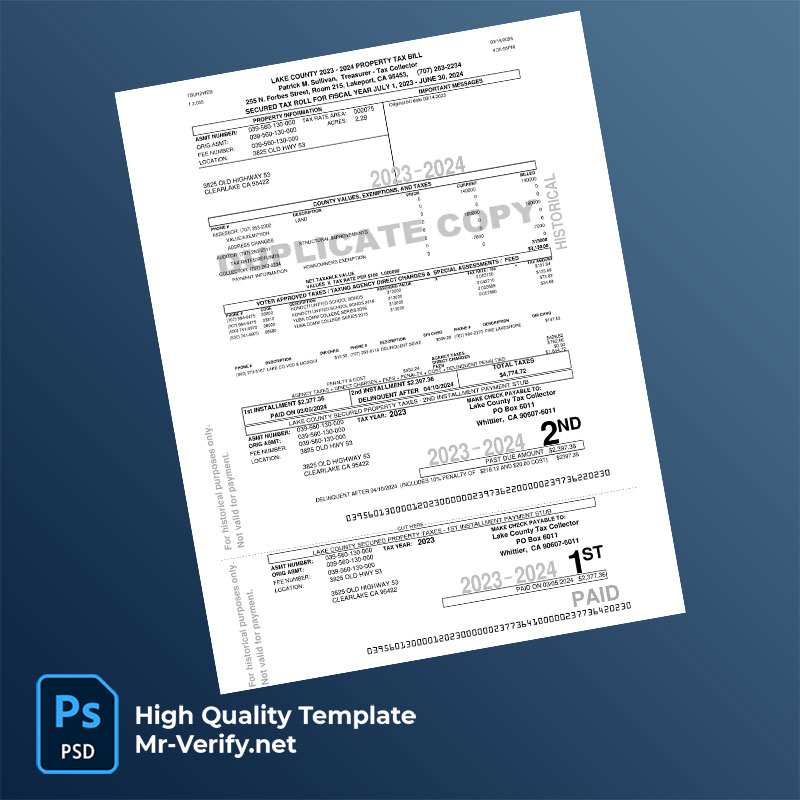 USA-Lake-County-Treasurer-Tax-Collector-Editable-Property-Tax-Bill-Template-in-Word-and-PDF-formats-mrverify USA Lake County Treasurer-Tax Collector Editable Property Tax Bill Template in Word and PDF formats